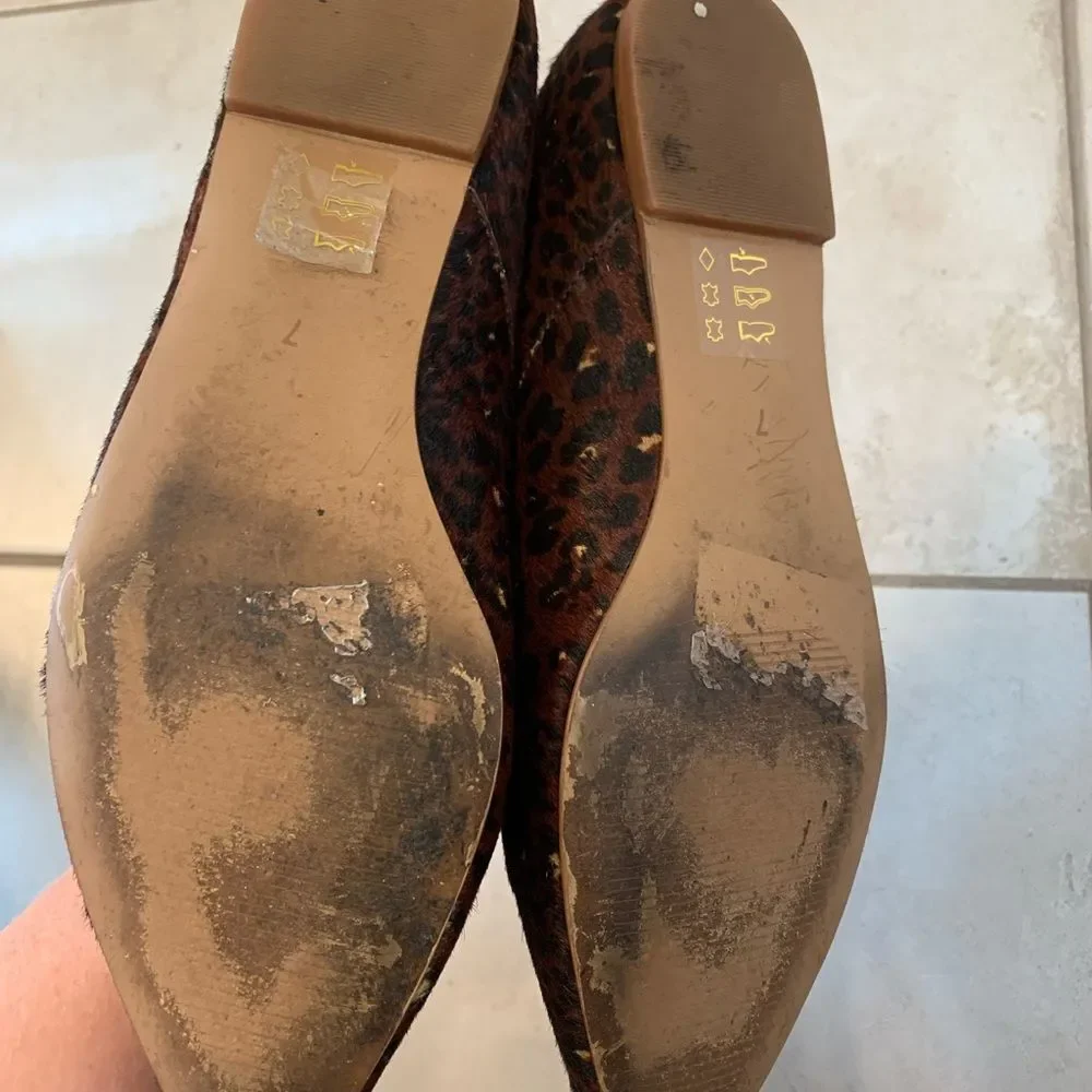 Madewell | Frances Skimmer calf hair animal print flats